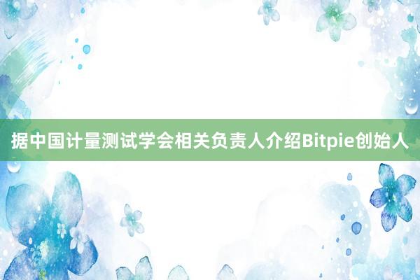 据中国计量测试学会相关负责人介绍Bitpie创始人