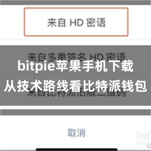 bitpie苹果手机下载　　从技术路线看比特派钱包